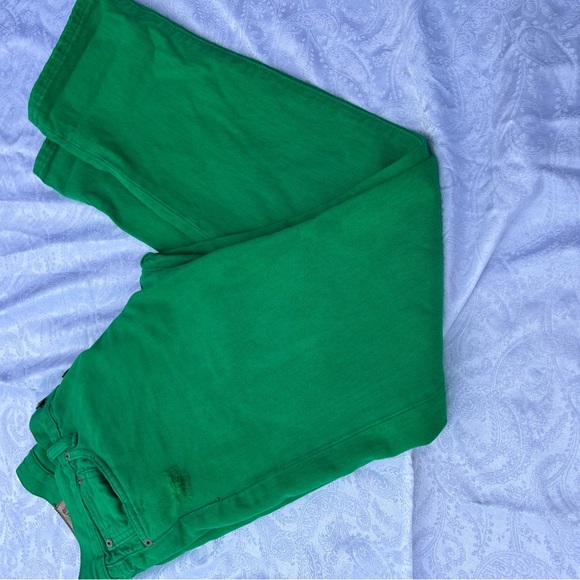 Ralph Lauren Raw Green Button Fly 30/30 Jeans RARE - Picture 4 of 9